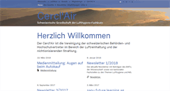 Desktop Screenshot of cerclair.ch